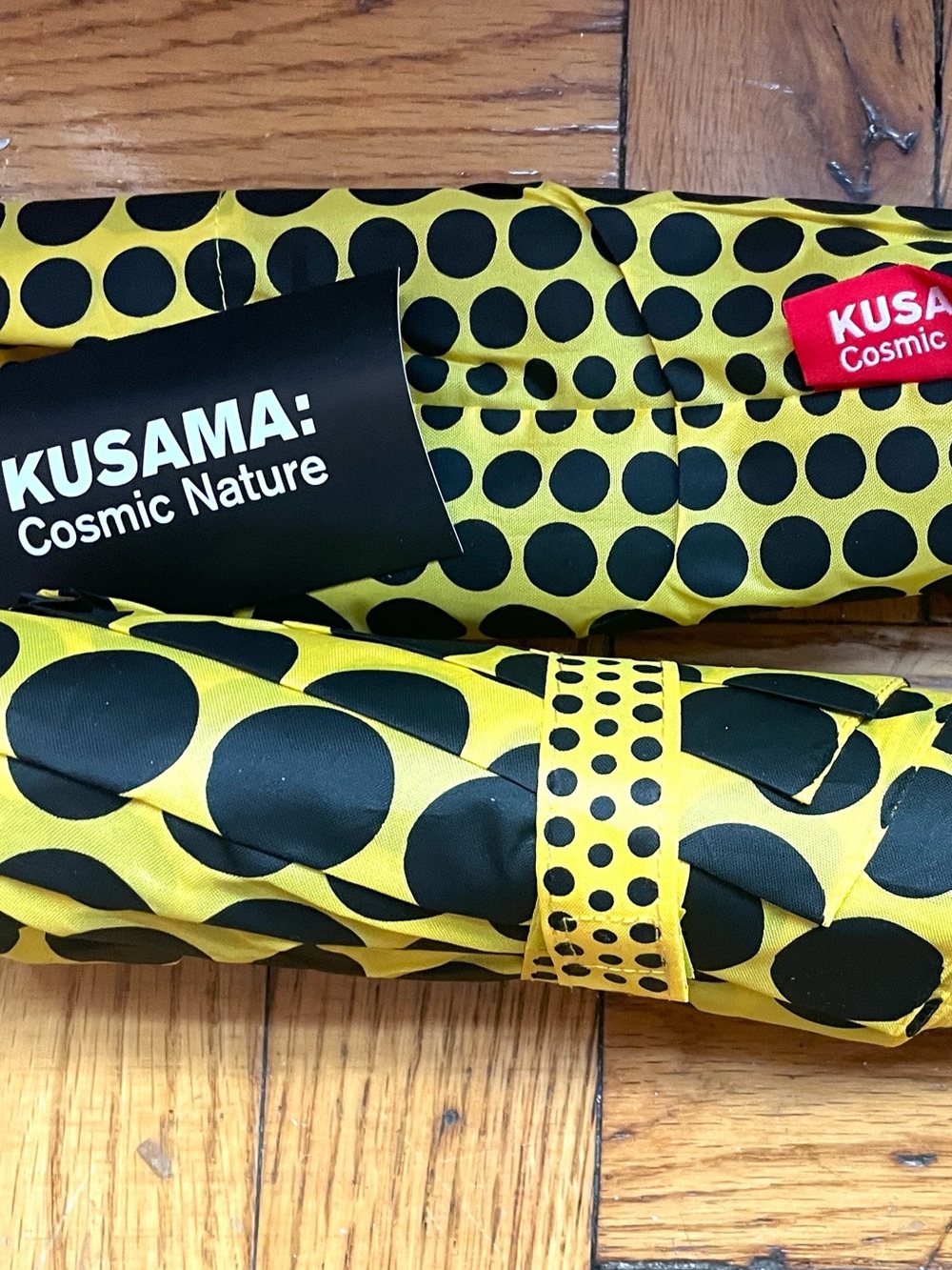 Yayoi Kusama Cosmic Nature polka dot umbrella
